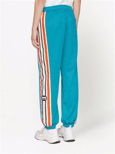 gucci track pants india|Gucci side stripe track pants.